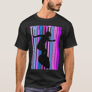 Camiseta Mulher 23ª Surf de surfista de aniversário surfand