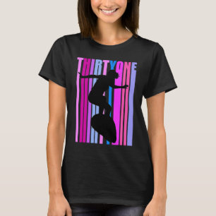 Camiseta Mulher 31ª Surf de surfista de aniversário surfand