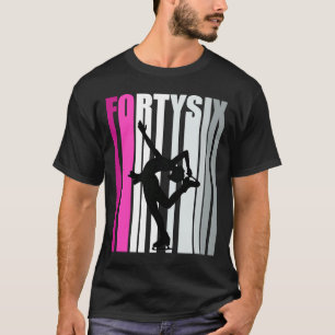 Camiseta Mulher: 46.º Aniversário Ice Skating Queen Ice Ska