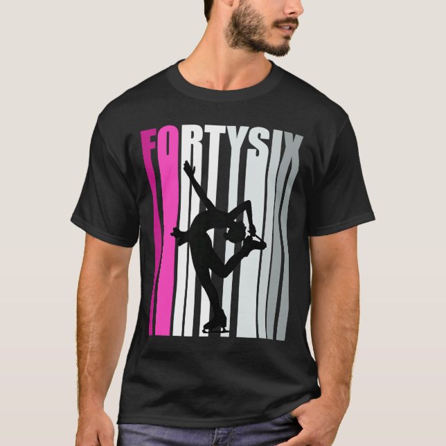 Camiseta Mulher: 46.º Aniversário Ice Skating Queen Ice Ska (Frente)