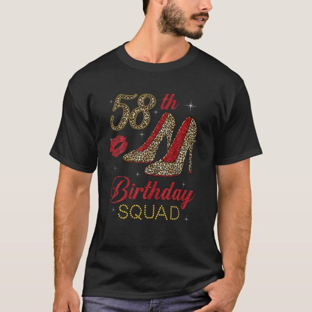 Camiseta Mulher 58º Esquadrão De Aniversário A Passar Para  (Frente)