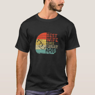 Camiseta Mulher 5 Casada Aniversário Presente Melhor Espos
