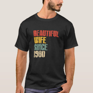 Camiseta Mulher 63º Aniversário de Casamento para Seu Bonit
