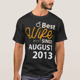 Camiseta Mulher 7 Casada Aniversário Presente Melhor Esposa