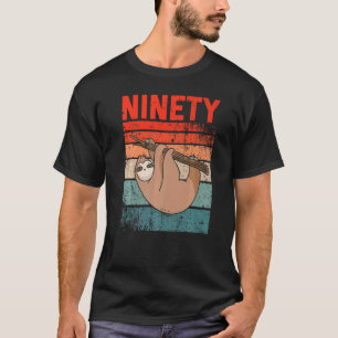 Camiseta Mulher 90 de 90 anos do Festa de Aniversário do Fe