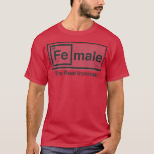 Camiseta Mulher A Mesa De Ferro Real (fe) Homem Dos Element