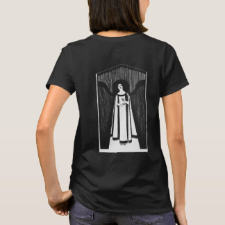 Camiseta Mulher Abstrata Desenho Arte Vintage Minimalista C
