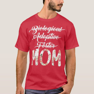 Camiseta Mulher Adotiva Biológica Foster Mãe Adota