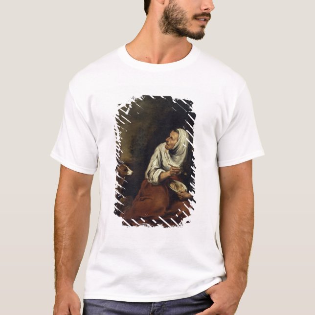 Camiseta Mulher adulta com cão (Frente)
