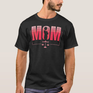 Camiseta Mulher Advogada Mãe Lei Ocupação Promotor Mãe