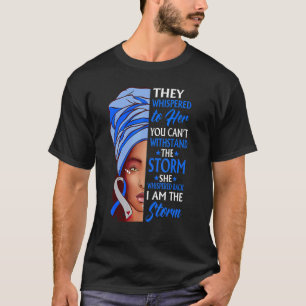 Camiseta Mulher Africana Afro Eu Sou A Tempestade T1D Diabe