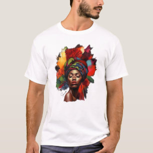 Camiseta Mulher afro-americana empoderada