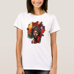 Camiseta Mulher afro-americana empoderada