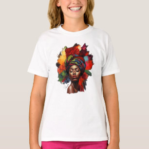 Camiseta Mulher afro-americana empoderada