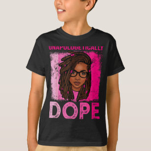 Camiseta Mulher afro sem desculpas dreadlocks cabelo preto