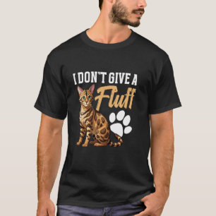 Camiseta Mulher Amante de Gatinho Fofinho Não Dou Um Fio de