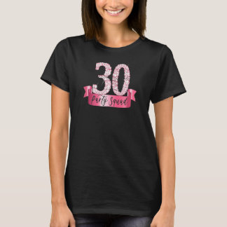 Camiseta Mulher, aniversário de 30 anos, Esquadrão I, Grupo