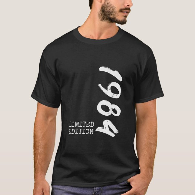 Camiseta Mulher aniversário de 40 anos 40 Anos 1984 Decorat (Frente)