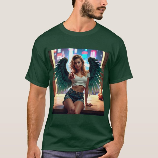 Camiseta Mulher anjo (Frente)