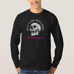 Camiseta Mulher Antropologia Rapariga Antropóloga Etnografi