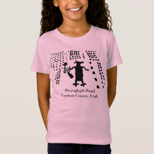 Camiseta Mulher-aranha do painel Petroglicph e Coyote