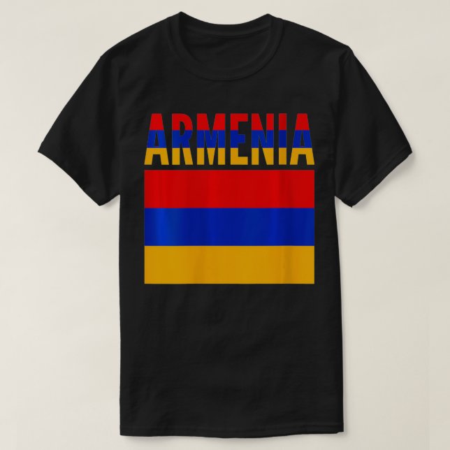 Camiseta Mulher Armênio Presente Armênia Bandeira VNeck1  (Frente do Design)