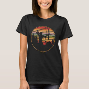 Camiseta Mulher Arqueira Retro Esportes Caçadora Arco