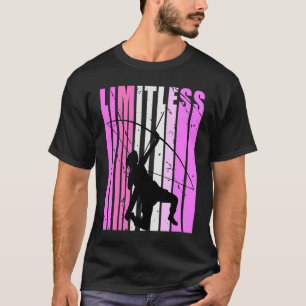 Camiseta Mulher: Arqueiro sem limites cor-de-rosa Aniversár