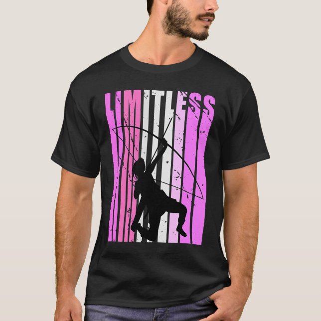 Camiseta Mulher: Arqueiro sem limites cor-de-rosa Aniversár (Frente)