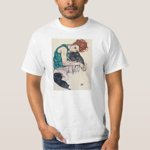 Camiseta Mulher assentada Schiele de Egon