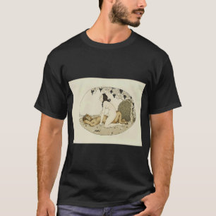 Camiseta Mulher Azulejo E Borda De Parrot Back Splash Gerda