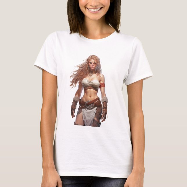 Camiseta Mulher bárbara (Frente)
