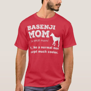 Camiseta Mulher Basenji dona de cachorro engraçado amante d