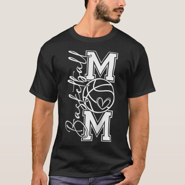 Camiseta Mulher Basquete Mãe Jogadora Basquete M (Frente)