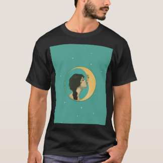 Camiseta Mulher Beijando Lua (Querida Velha Lua Dixie) Orig