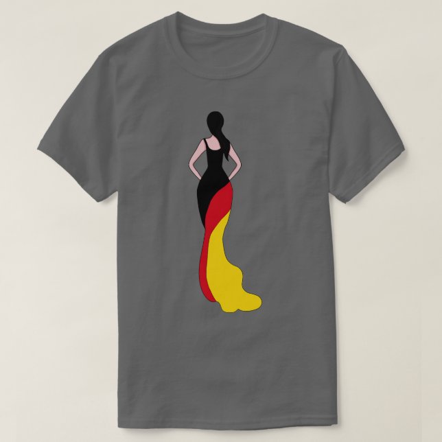 Camiseta Mulher belga (Frente do Design)