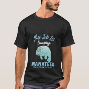 Camiseta Mulher Bióloga Marinha Roupa Meu Trabalho Está Sal