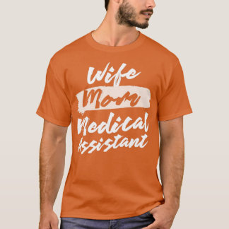 Camiseta Mulher Bonita Mãe Assistente Médico Ideia de Prese