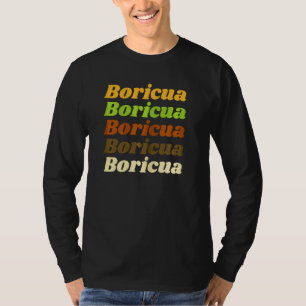 Camiseta Mulher Boricua Orgulhosa Porto Rico Mulher Porto R