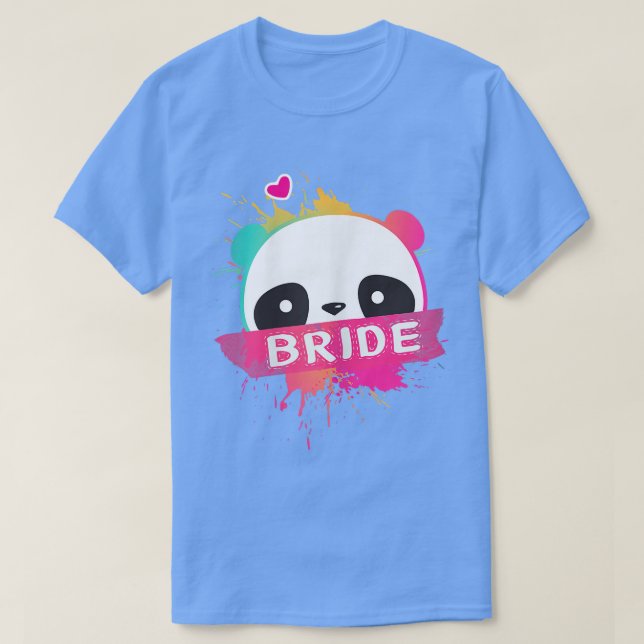 Camiseta Mulher: BRIDE - Mulher: Bachelorette Hen Night Pa (Frente do Design)