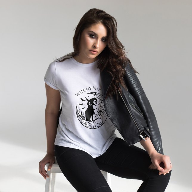 Camiseta "Mulher Bruxa" (Criador carregado)