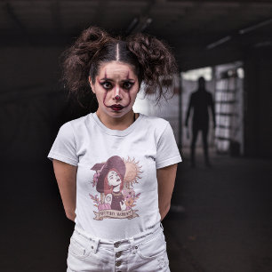 Camiseta Mulher bruxa Correspondência Familiar Halloween