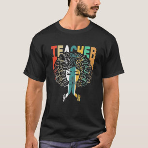 Camiseta Mulher: Cabelo Natural Afro Para Professores Afric