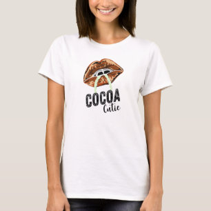 Camiseta Mulher Cacau Cutie Brown Skin Girl Melanin Poppin