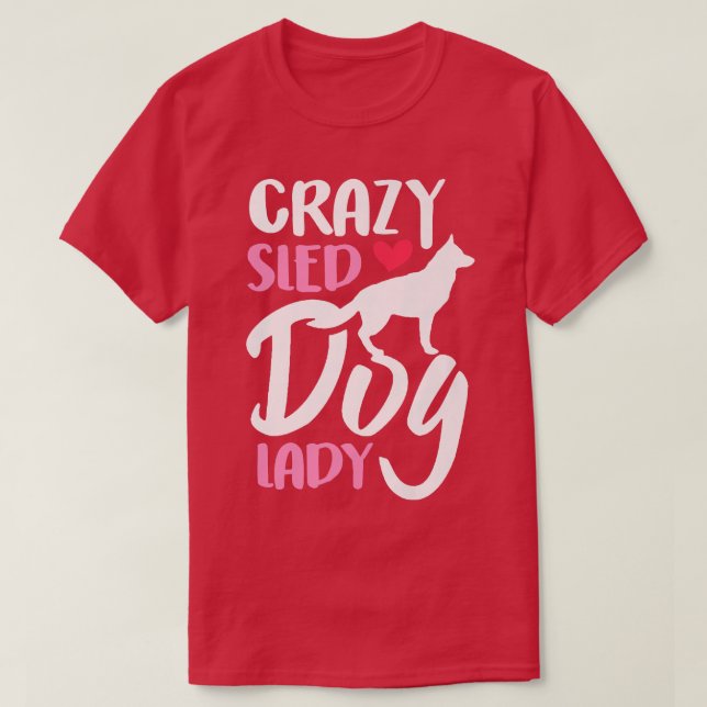 Camiseta Mulher Cachorro Maluco Dama1444 (Frente do Design)