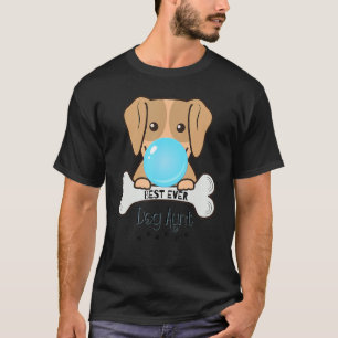 Camiseta Mulher Cachorro Tia Engraçada Melhor Nunca