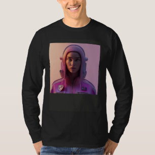 Camiseta Mulher Cadete Espacial Astronauta Piloto Voadora  