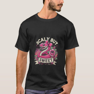 Camiseta Mulher Calma Mas Cobra de Correspondência Doce