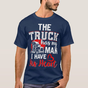 Camiseta Mulher Caminhoneira Esposa Motorista Engraçado Nam