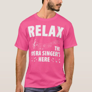 Camiseta Mulher Cantora De Ópera Para Opera Vocalista Tenor
